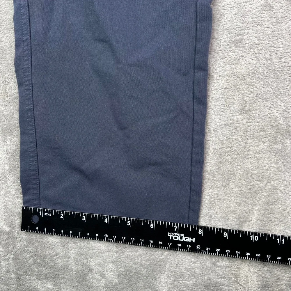 FIGS Cairo Straight Scrub Pants Mens L Navy Blue Solid Multi Pocket Drawstring